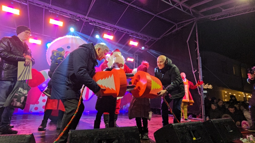 Meras Audrius Klišonis ir Savivaldybės administracijos direktorius Dalius Pečiulis