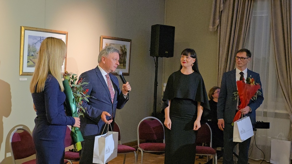 Sveikinimai Justinui Šimkui ir Kristinai Gelumbickienei