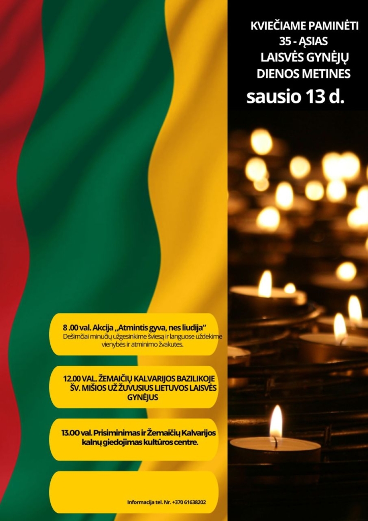 Lietuvos laisvės gynėjų diena - žvakutės