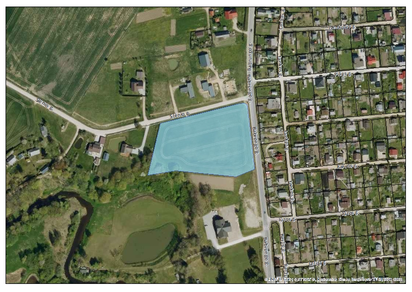 Planuojama teritorija detaliuoju planu Plungės r. sav., Nausodžio sen., Kaušėnų k.