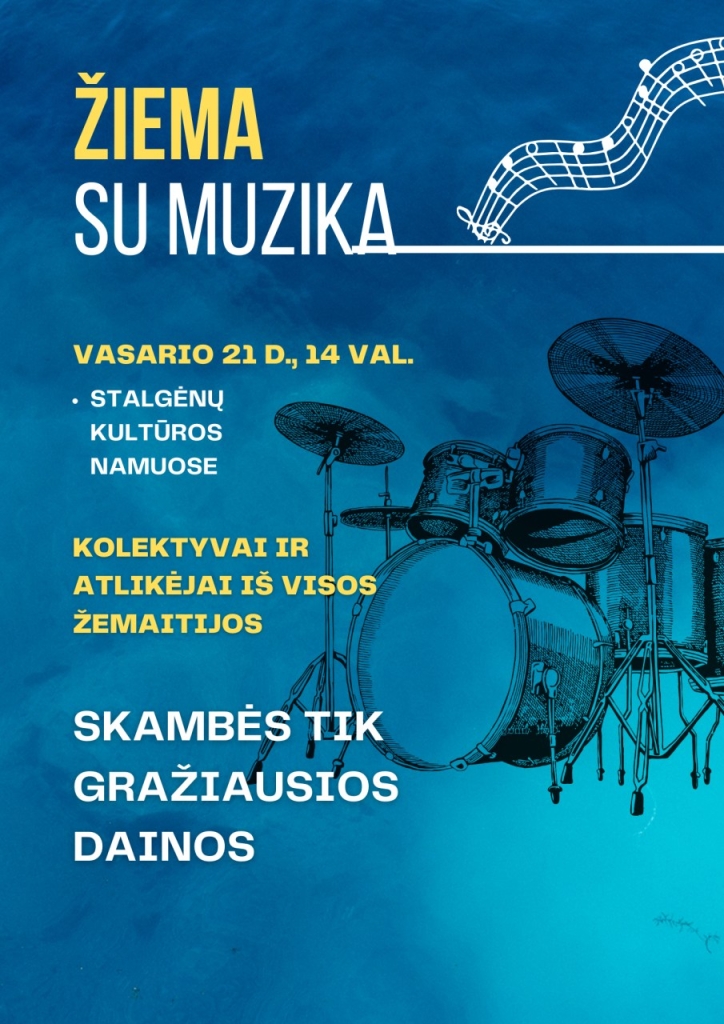 Žiema su muzika, muzikos instrumentais
