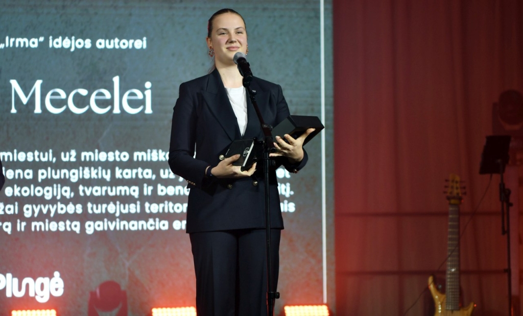 Irma Mecelė – pirmoji, gavusi Plungės rajono savivaldybės garbės ambasadoriaus vardą