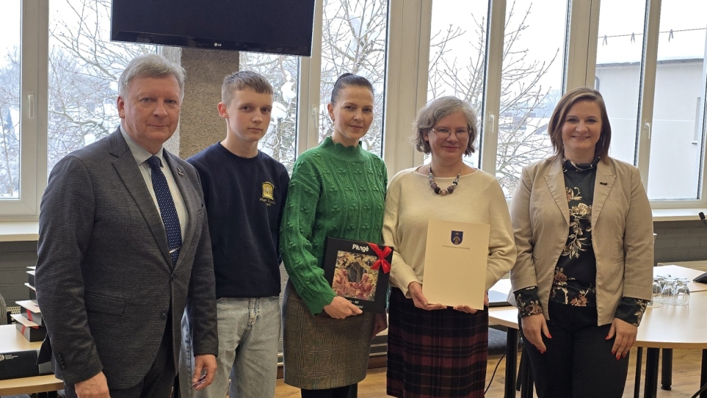 Plungės Senamiesčio mokyklos atstovai