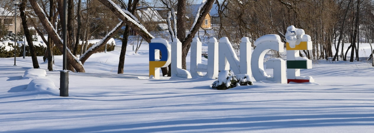 Apsnigtas užrašas PLUNGĖ