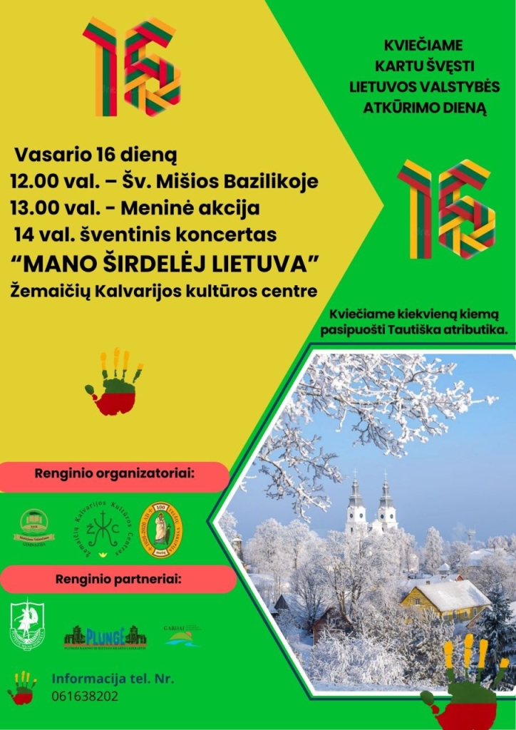 Lietuvos valstybės atkūrimo dienos renginiai