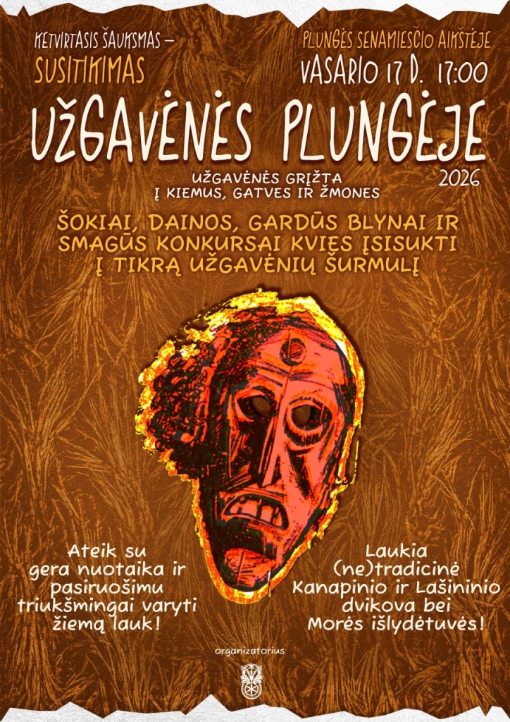 UŽGAVĖNĖS PLUNGĖJE!