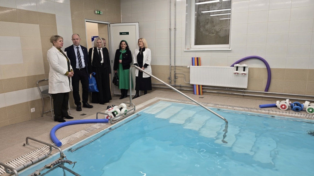 Ambulatorinės reabilitacijos skyriaus baseine