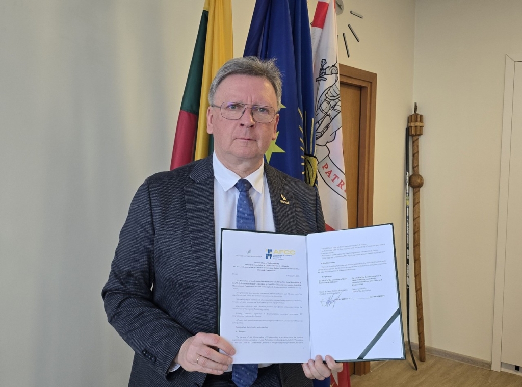 Savivaldybės meras Audrius Klišonis