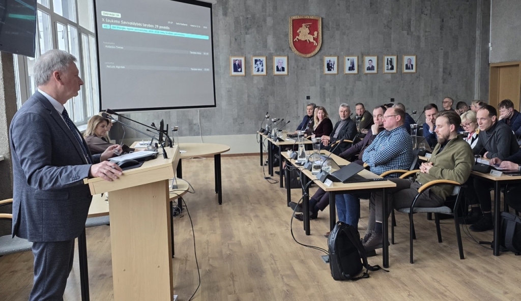 Posėdžių salės vaizdas