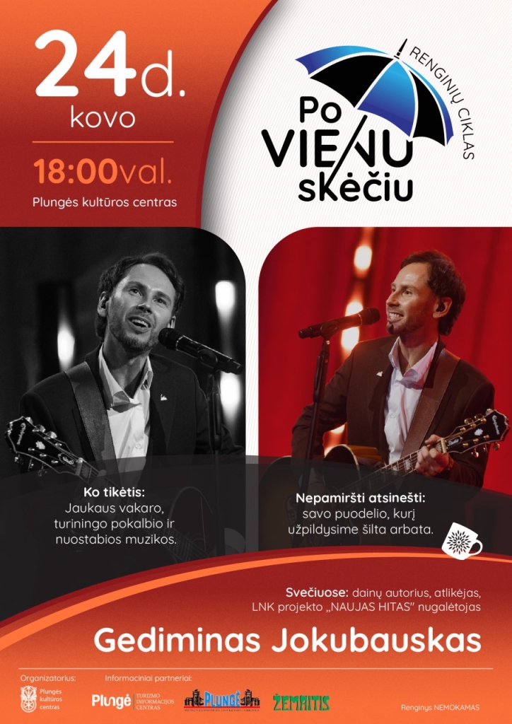 „Po vienu skėčiu“ su Gediminu Jokubausku