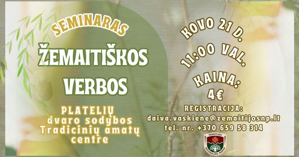 Seminaras "Žemaitiškos verbos"