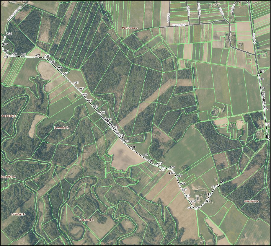 Lekemės kaime, Stalgėnų seniūnijoje bus keičiami adresai